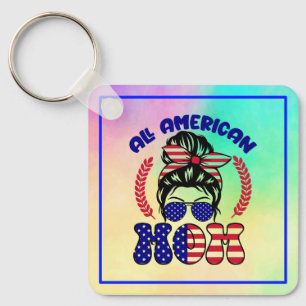 All American Mom-32169 Keychain