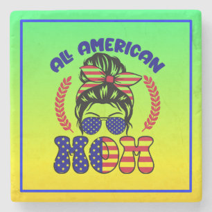 All American Mom-32169 Stone Coaster