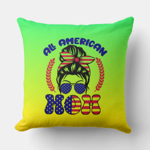 All American Mom-32169 Throw Pillow