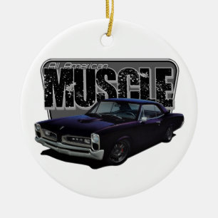 All American Muscle Ceramic Ornament