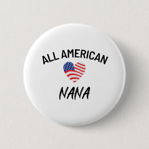 All American Nana 2 Inch Round Button