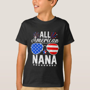 All American Nana Funny 4th Of July Family Matchin T-Shirt