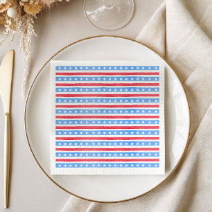 All American Patriotic 4th of July Party Napkin