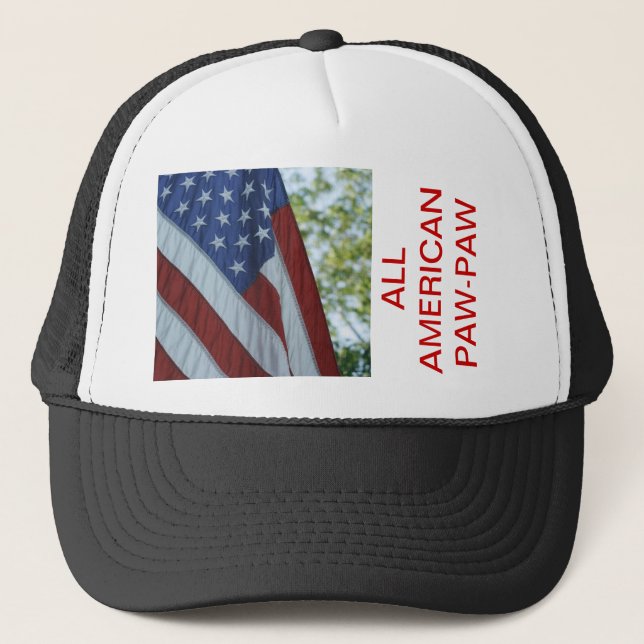 ALL AMERICAN PAW-PAW HAT TEMPLATE (Front)