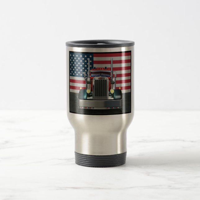All American Peterbilt Travel Mug (Center)