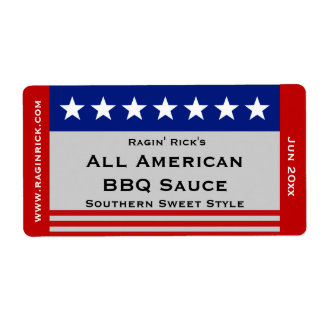 All American Stars and Stripes Food Container