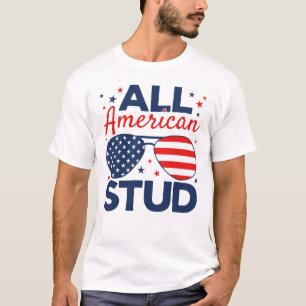 All American Stud, 4th July, Men's T-Shirt