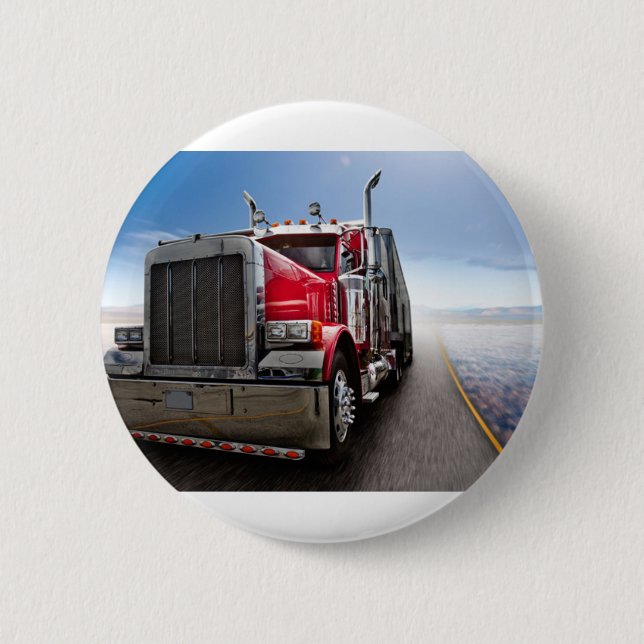 All American Trucker 2 Inch Round Button (Front)