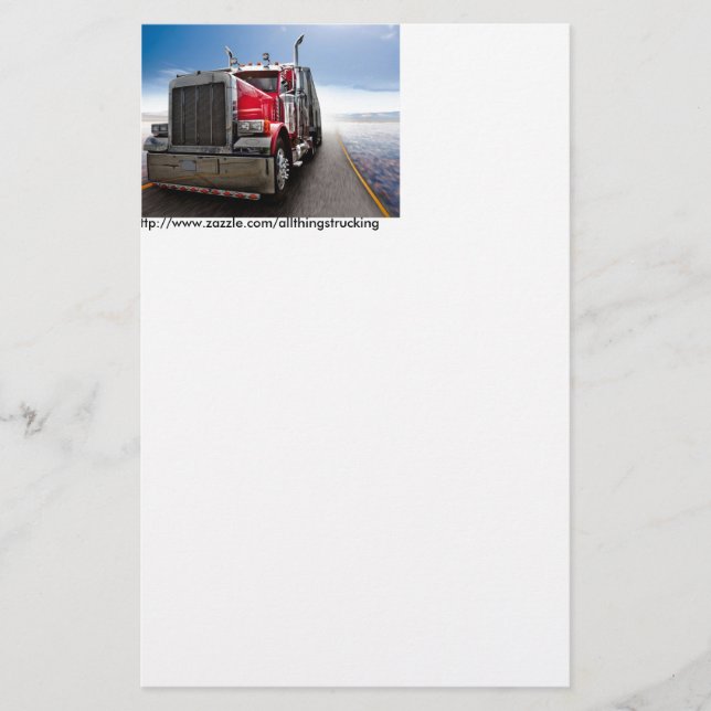 All American Trucker Stationery (Front)