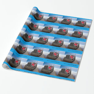 All American Trucker Wrapping Paper