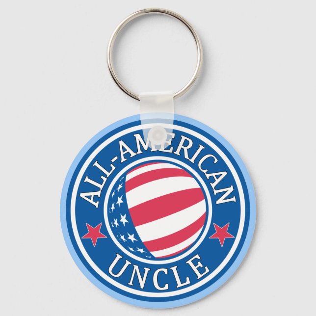 All-American Uncle Keychain (Front)