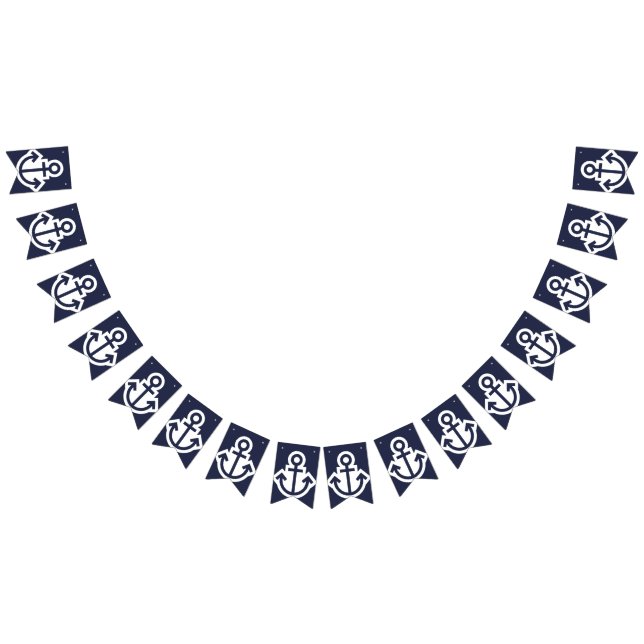 All Anchors Nautical Bunting Bunting Flags (All)