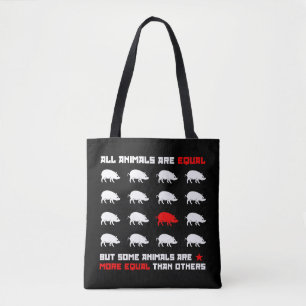 All animals are equal 2 tote bag