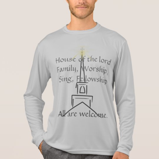 All Are Welcome, Grey Men's long sleeve T-Shirt