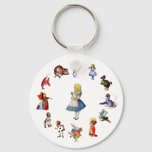 ALL AROUND ALICE IN WONDERLAND KEYCHAIN