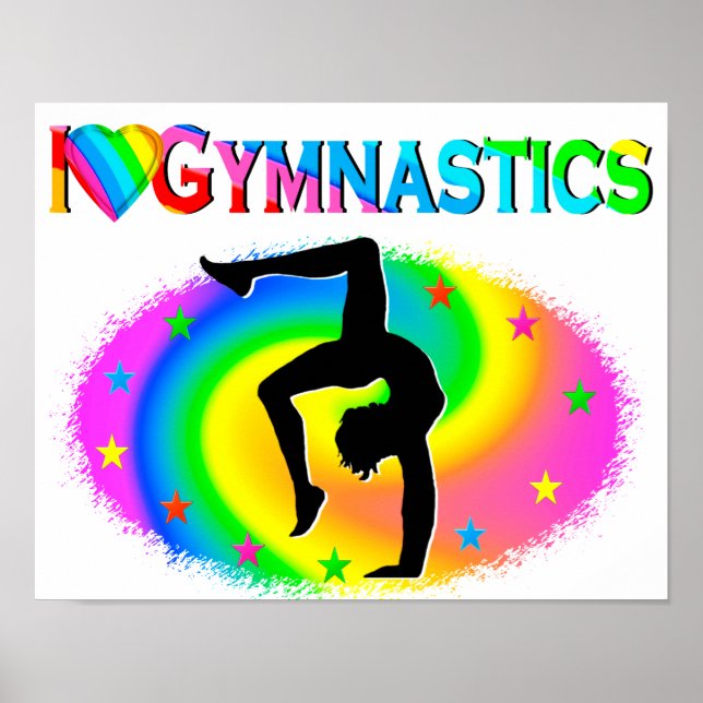 ALL AROUND GYMNASTICS CHAMPION POSTER (Front)