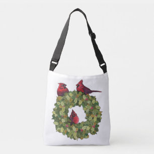 All Around the Christmas Wreath Crossbody Bag