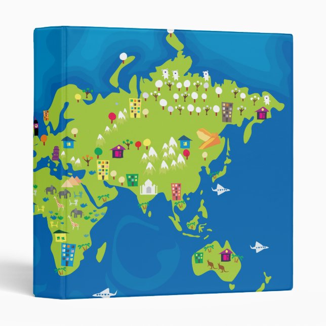 All Around the World Binder (Front/Spine)