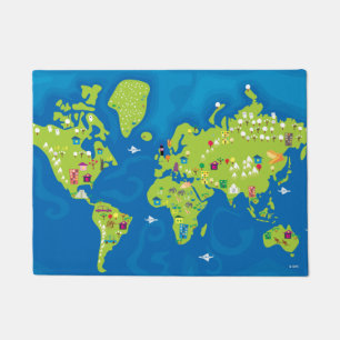 All Around the World Doormat