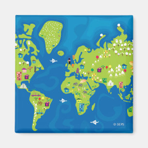 All Around the World Magnet