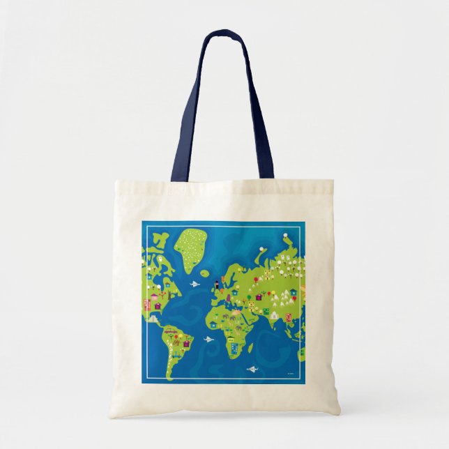 All Around the World Tote Bag (Front)