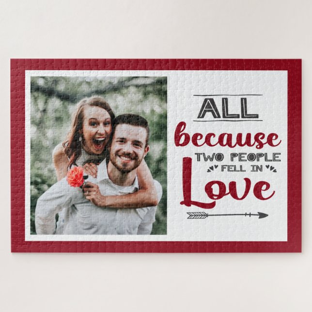 All because two people fell in love with picture jigsaw puzzle (Horizontal)