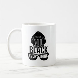 All Black Everything Mug – Minimalist Funny Design
