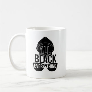 All Black Everything Mug – Minimalist Funny Design