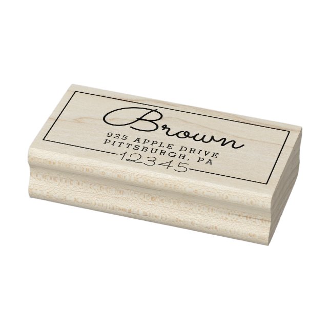 All Blocked In Family Address Stamp (Stamp)