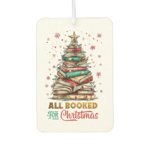 All Booked for Christmas Air Freshener