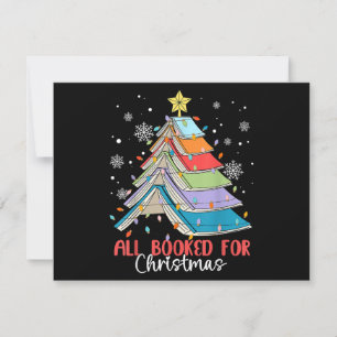 All Booked For Christmas Book Christmas Tree Light