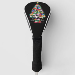 All Booked For Christmas Book Xmas Gift Librarian Golf Head Cover