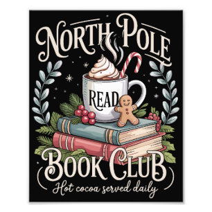 All Booked for Christmas Coquette Xmas Book Club Photo Print
