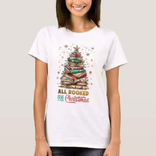 All Booked for Christmas T-Shirt