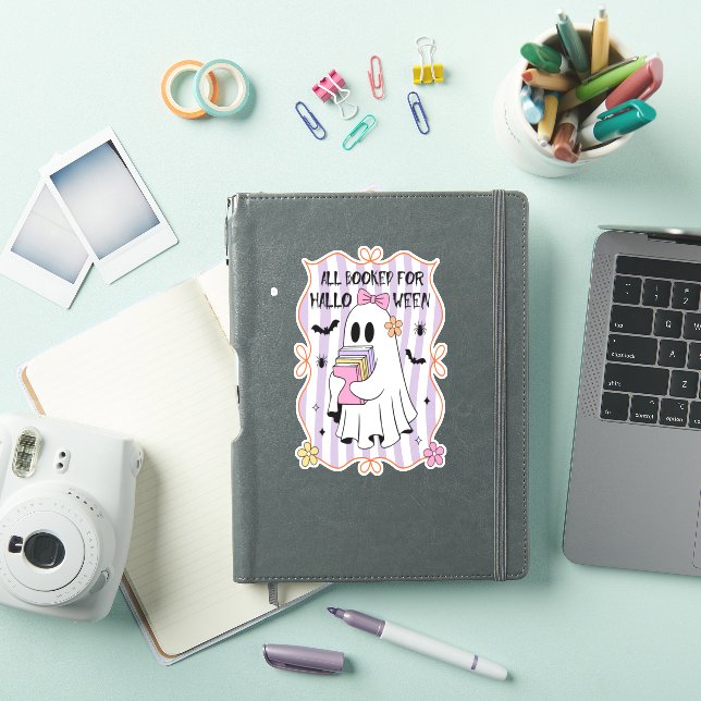 All Booked For Halloween  Teacher Ghost (iPad Cover)