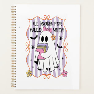 All Booked For Halloween Teacher Ghost Planner