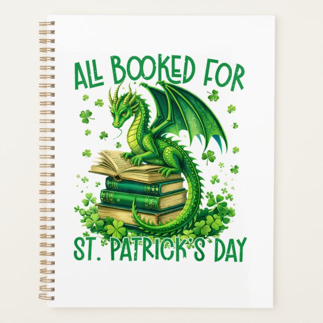 All Booked for St Patrick's Day Planner (Front)