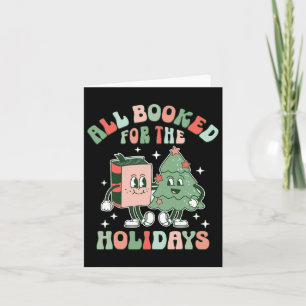 All Booked For The Holidays Christmas Tree Book Lo Card