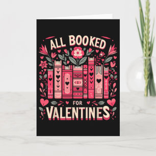 All Booked For Valentine Bookworm Men Women Librar Card
