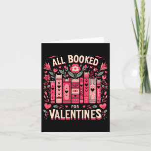 All Booked For Valentine Bookworm Men Women Librar Card