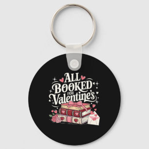 All Booked For Valentine's Day Pretty Coquette Rea Keychain