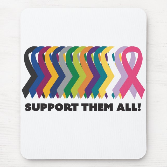 All Cancer Awareness Mouse Pad (Front)