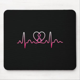 All Cancer Matters Awareness Day Heartbeat Mouse Pad