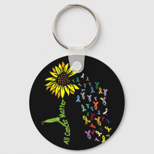 All Cancer Matters Awareness Day Ribbon Keychain