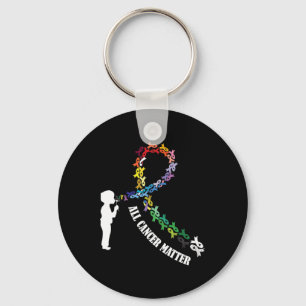 All Cancer Matters Awareness Saying I World Cancer Keychain