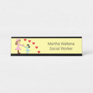 All Children Need Love Name Plate