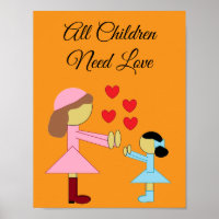 All Children Need Love: Orange
