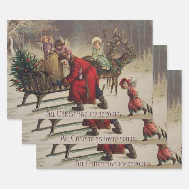 All Christmas Joy Wrapping Paper Sheet (Set)