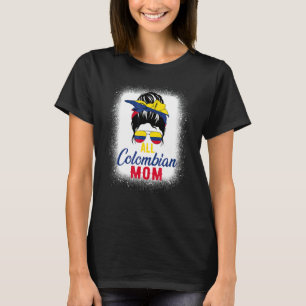 All Colombian Mom Colombia Flag For Mother T-Shirt