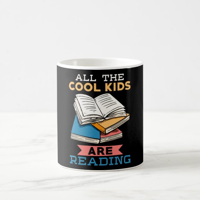 All Cool Kids Are Reading Coffee Mug (Center)